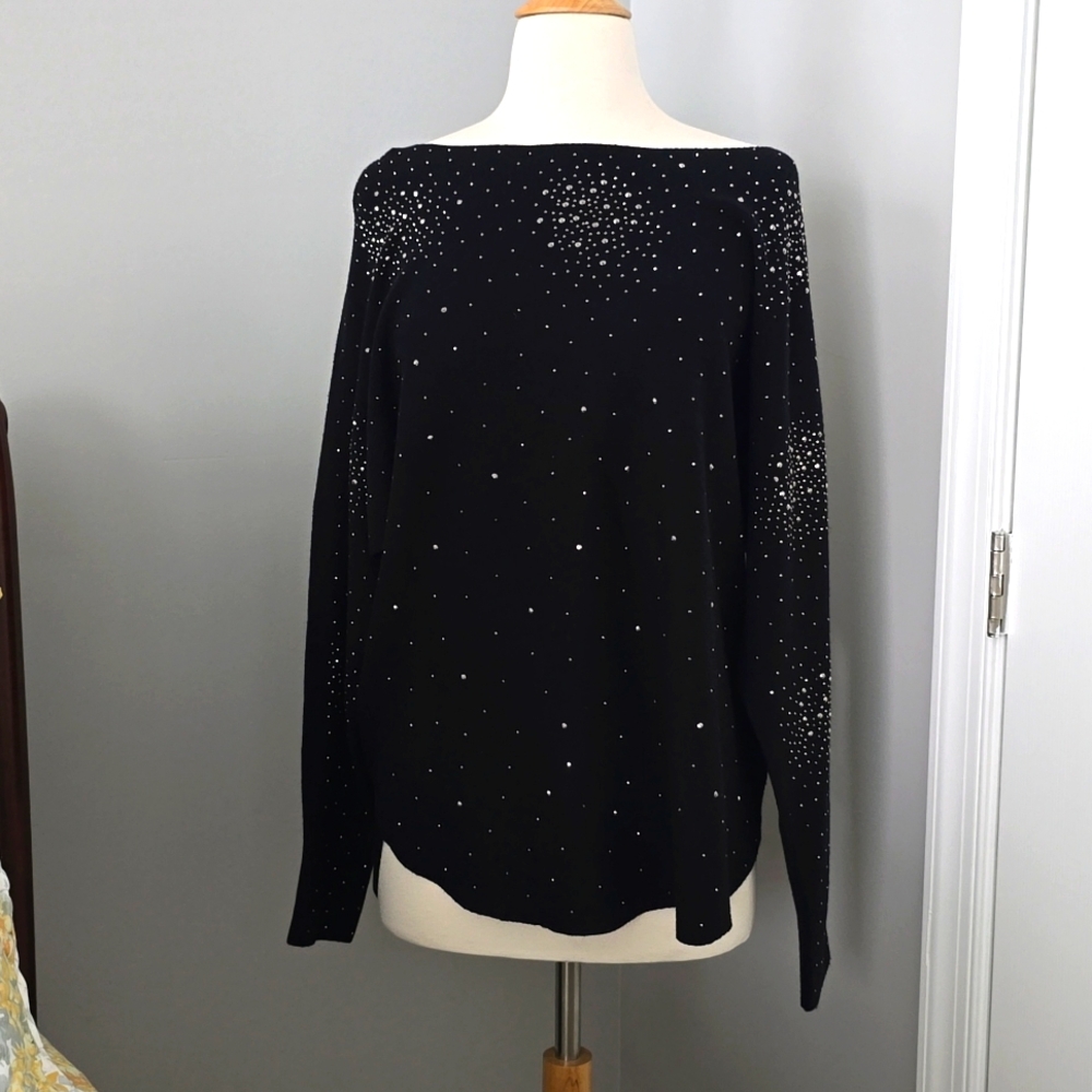 Black sparkle sweater